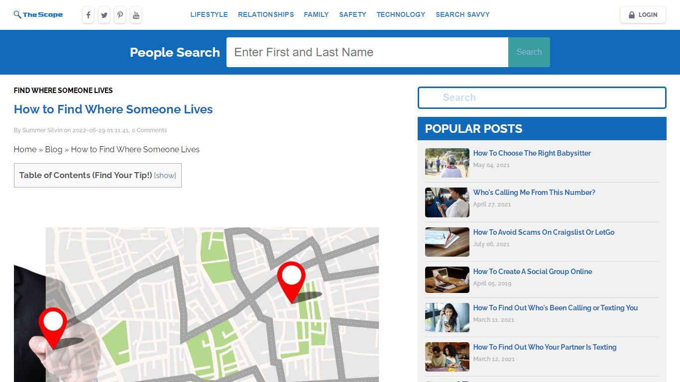 How to Find Where Someone Lives - The Scope
